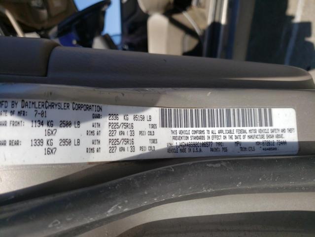 Photo 10 from auction – 2002 JEEP GRAND CHER with VIN 1J4GX48S92C106577