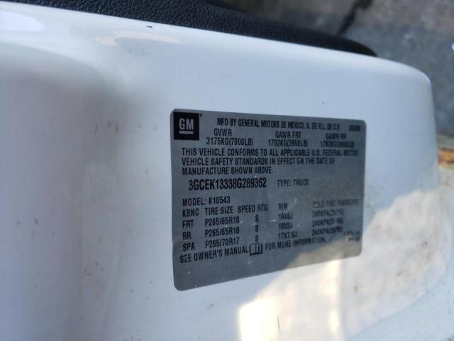 Photo 10 from auction – 2008 CHEVROLET SILVERADO with VIN 3GCEK13338G289362