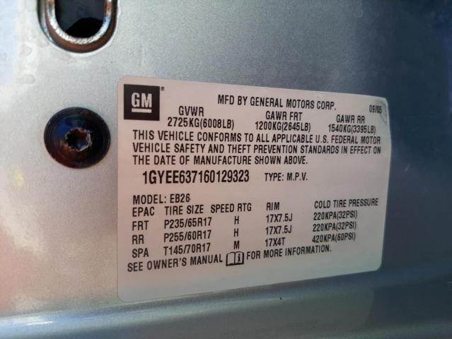 Photo 10 from auction – 2006 CADILLAC SRX with VIN 1GYEE637160129323