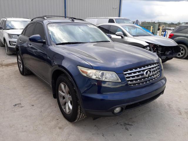 INFINITI FX35 2005 with VIN JNRAS08U55X109736 - Photo from auction