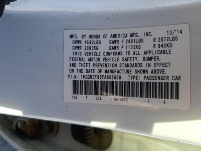 Photo 10 from auction – 2015 HONDA ACCORD EXL with VIN 1HGCR3F86FA006858