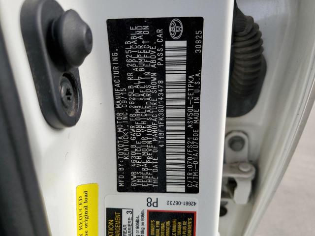 Photo 10 from auction – 2016 TOYOTA CAMRY LE with VIN 4T1BF1FK3GU143478