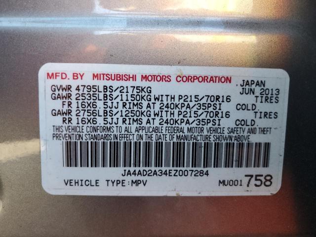 Photo 10 from auction – 2014 MITSUBISHI OUTLANDER with VIN JA4AD2A34EZ007284