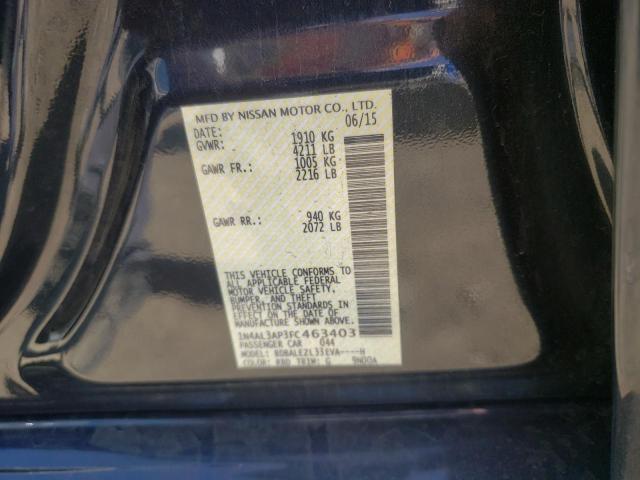 Photo 10 from auction – 2015 NISSAN ALTIMA 2.5 with VIN 1N4AL3AP3FC463403