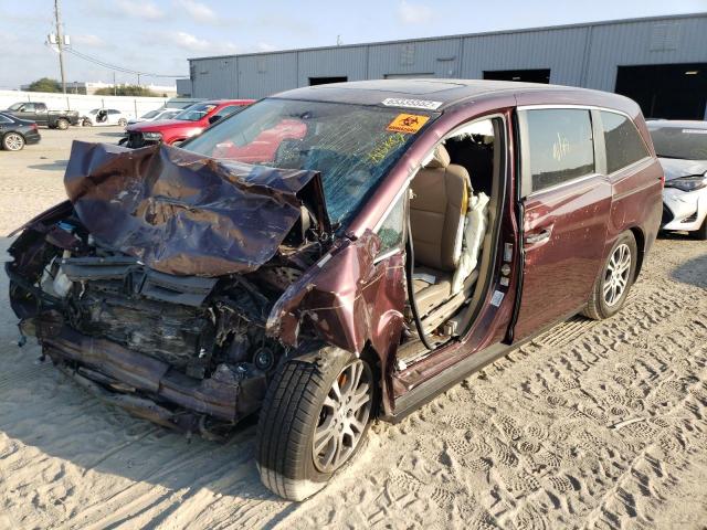 Photo 2 from auction – 2013 HONDA ODYSSEY EX with VIN 5FNRL5H64DB008405
