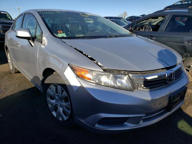 HONDA CIVIC LX 2012 with VIN 2HGFB2F55CH318474 - Photo from auction