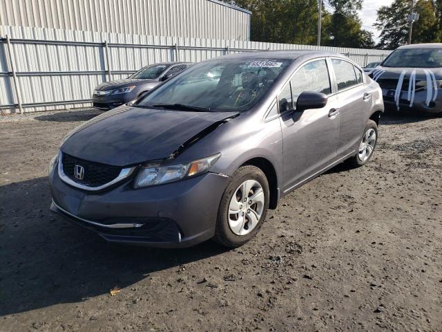 Photo 2 from auction – 2015 HONDA CIVIC LX with VIN 19XFB2F58FE082028