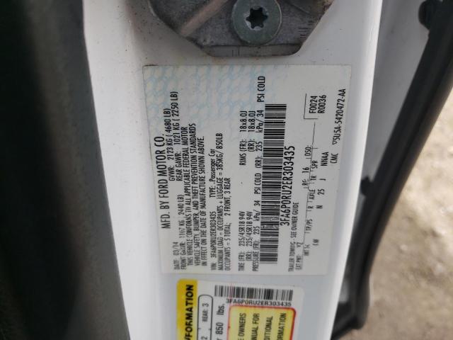 Photo 10 from auction – 2014 FORD FUSION TIT with VIN 3FA6P0RU2ER303435