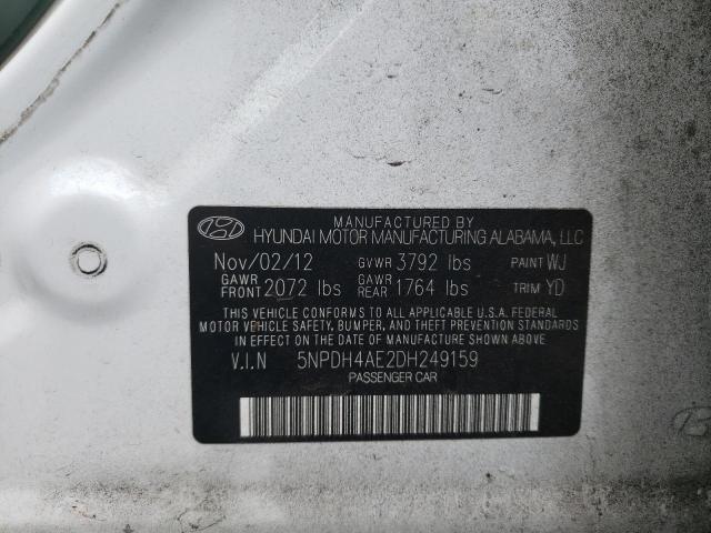 Photo 10 from auction – 2013 HYUNDAI ELANTRA GL with VIN 5NPDH4AE2DH249159