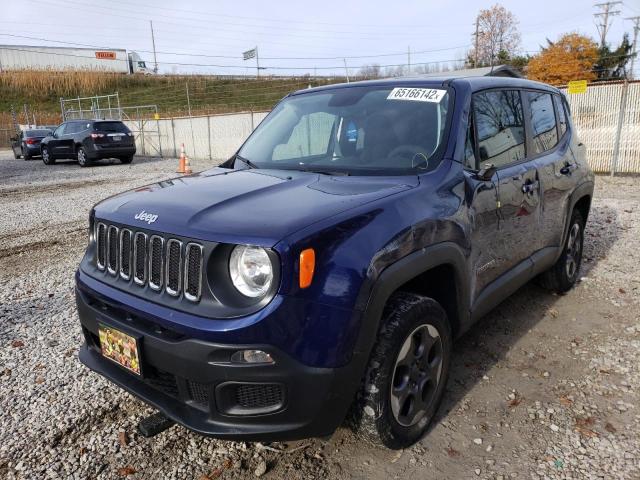 Photo 2 from auction – 2016 JEEP RENEGADE S with VIN ZACCJBAT0GPC71238