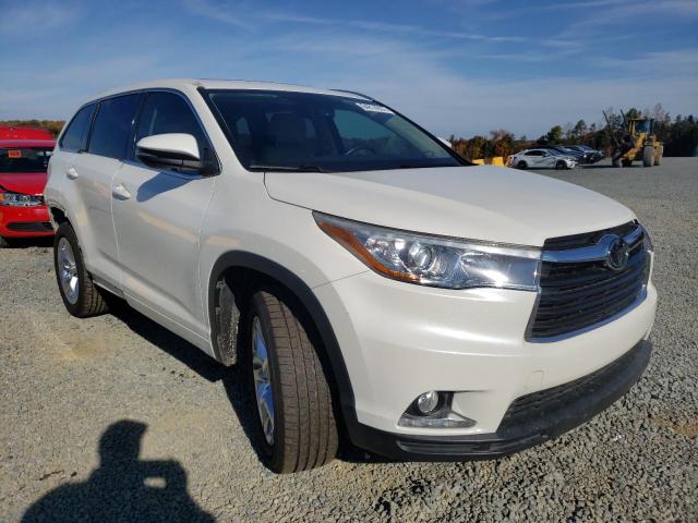 TOYOTA HIGHLANDER 2014 with VIN 5TDYKRFH9ES030732 - Photo from auction
