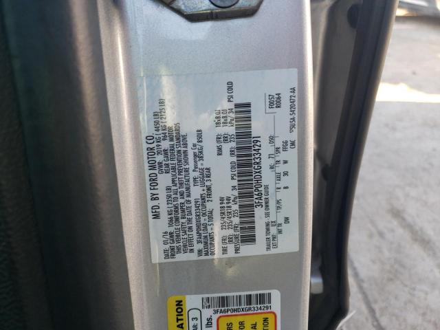 Photo 10 from auction – 2016 FORD FUSION SE with VIN 3FA6P0HDXGR334291