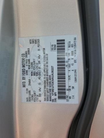 Photo 10 from auction – 2010 FORD EXPLORER X with VIN 1FMEU7DE9AUA38227
