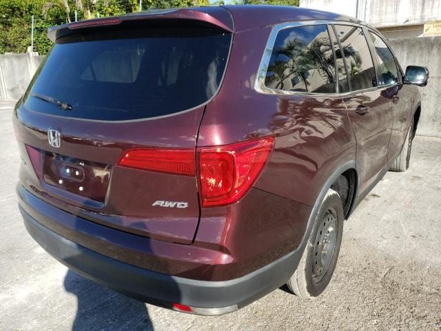 Photo 4 from auction – 2017 HONDA PILOT EX with VIN 5FNYF6H38HB067977