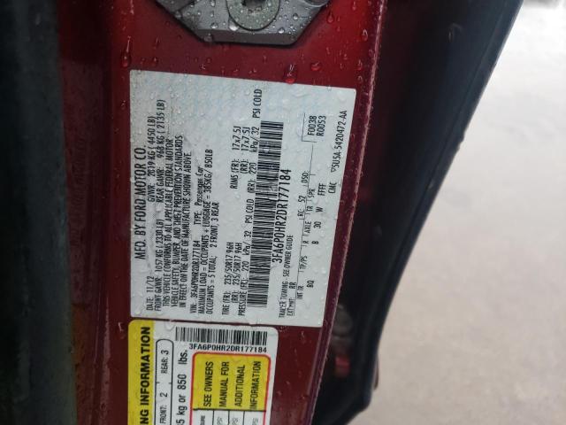 Photo 10 from auction – 2013 FORD FUSION SE with VIN 3FA6P0HR2DR177184