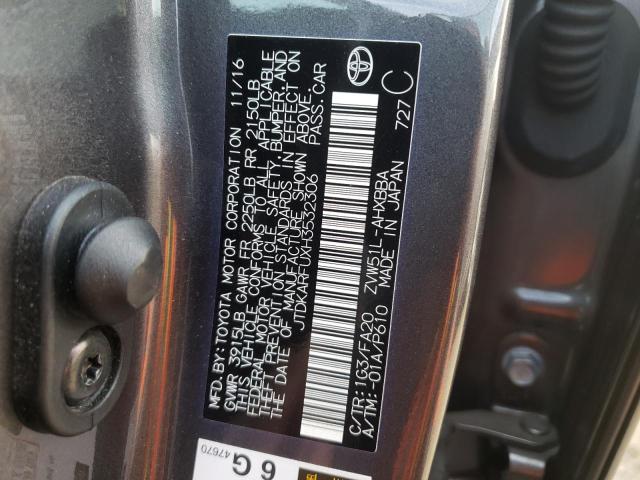 Photo 10 from auction – 2017 TOYOTA PRIUS with VIN JTDKARFUXH3532306