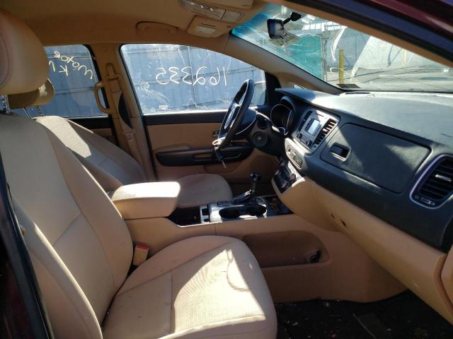 Photo 5 from auction – 2015 KIA SEDONA LX with VIN KNDMB5C19F6018242