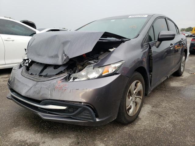 Photo 2 from auction – 2015 HONDA CIVIC LX with VIN 19XFB2F53FE088657