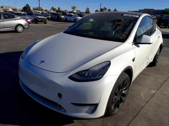Photo 2 from auction – 2021 TESLA MODEL Y with VIN 5YJYGDEE8MF240916