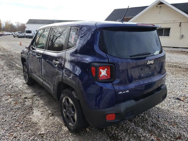 Photo 3 from auction – 2016 JEEP RENEGADE S with VIN ZACCJBAT0GPC71238