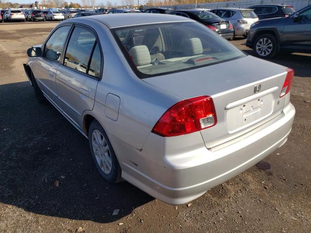 Photo 3 from auction – 2005 HONDA CIVIC LX with VIN 2HGES16635H021592