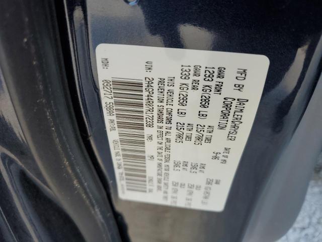 Photo 10 from auction – 2007 CHRYSLER TOWN & COU with VIN 2A4GP44R07R172338