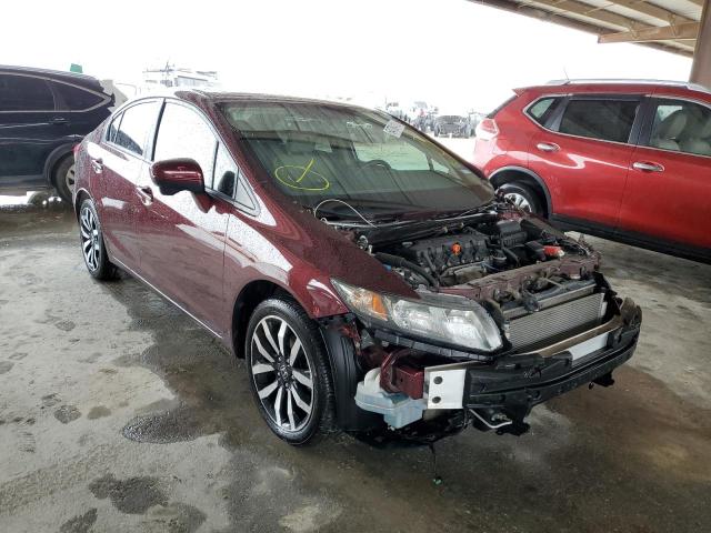 HONDA CIVIC EXL 2015 with VIN 19XFB2F9XFE031570 - Photo from auction