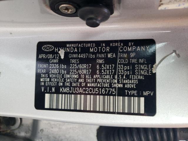 Photo 10 from auction – 2012 HYUNDAI TUCSON GLS with VIN KM8JU3AC2CU516775