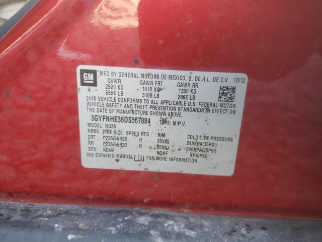 Photo 10 from auction – 2013 CADILLAC SRX PERFOR with VIN 3GYFNHE36DS567884