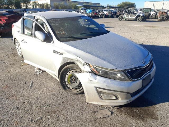 KIA OPTIMA LX 2014 with VIN 5XXGM4A74EG326590 - Photo from auction
