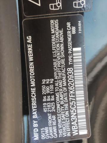 Photo 10 from auction – 2015 BMW 428 XI with VIN WBA3N5C57FK620938