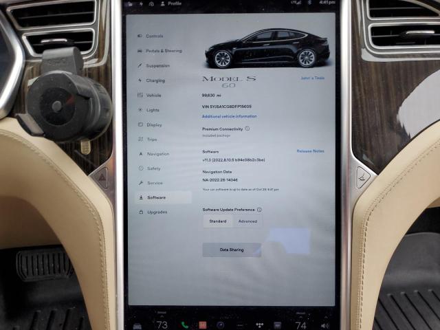 Photo 8 from auction – 2013 TESLA MODEL S with VIN 5YJSA1CG8DFP15605