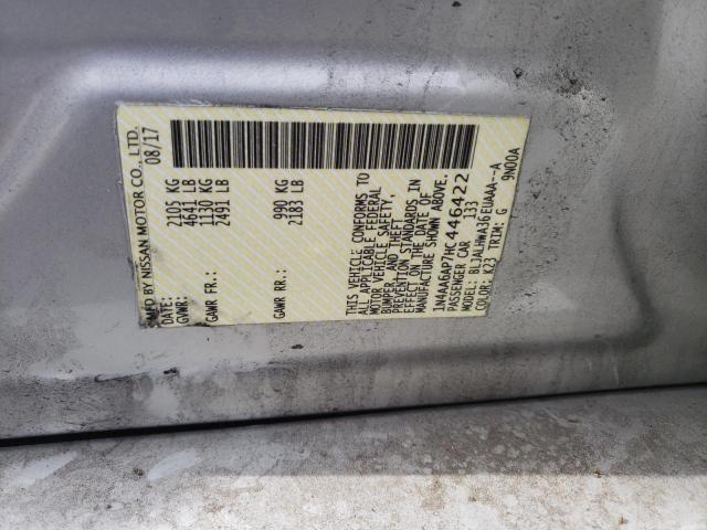 Photo 10 from auction – 2017 NISSAN MAXIMA 3.5 with VIN 1N4AA6AP7HC446422