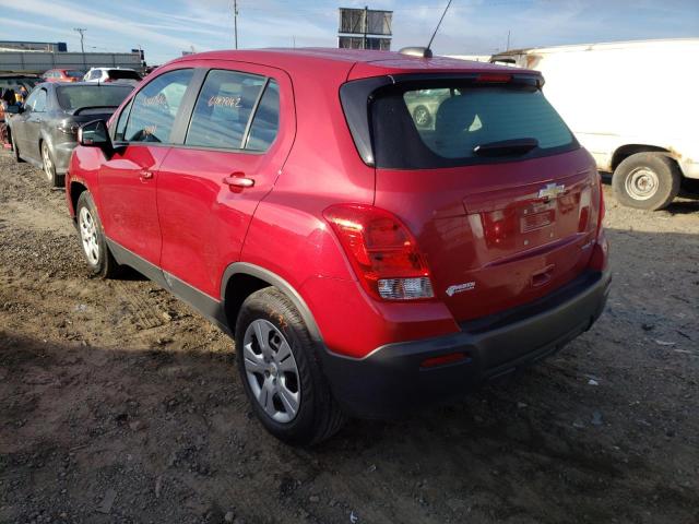 Photo 3 from auction – 2015 CHEVROLET TRAX LS with VIN KL7CJKSB9FB173627