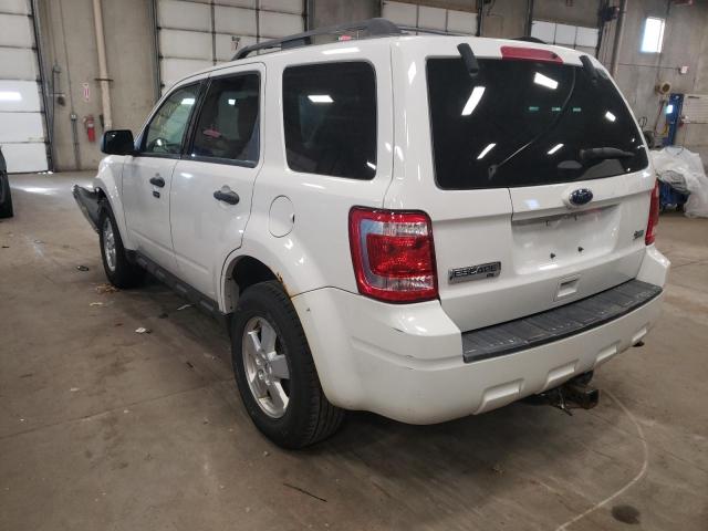 Photo 3 from auction – 2012 FORD ESCAPE XLT with VIN 1FMCU9DGXCKA32374