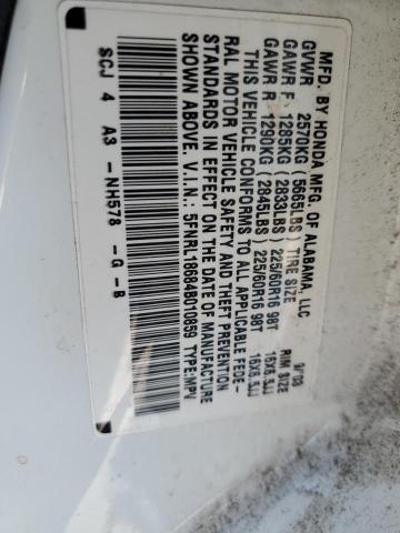 Photo 10 from auction – 2004 HONDA ODYSSEY EX with VIN 5FNRL18684B010859