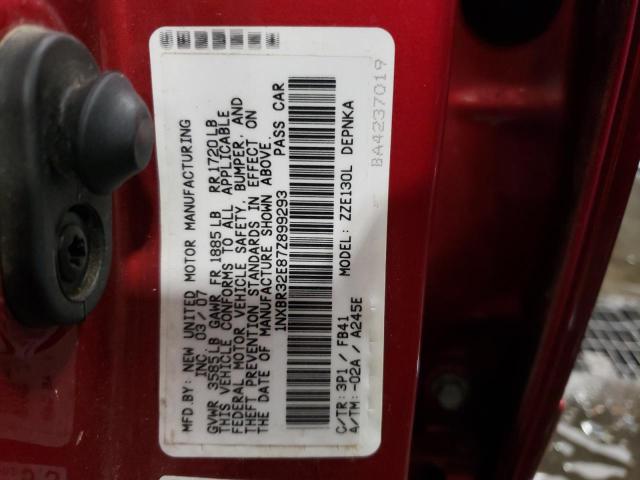 Photo 10 from auction – 2007 TOYOTA COROLLA CE with VIN 1NXBR32E87Z899293