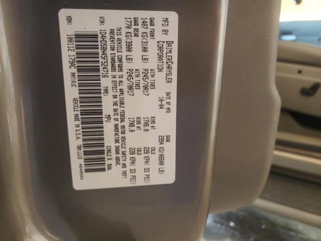 Photo 10 from auction – 2005 DODGE DURANGO LI with VIN 1D4HD58N45F524716