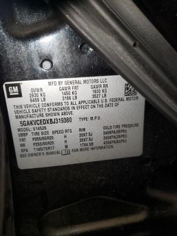 Photo 10 from auction – 2011 BUICK ENCLAVE CX with VIN 5GAKVCEDXBJ319380