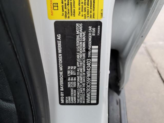 Photo 10 from auction – 2015 MINI COOPER COU with VIN WMWZB3C55FWR43403