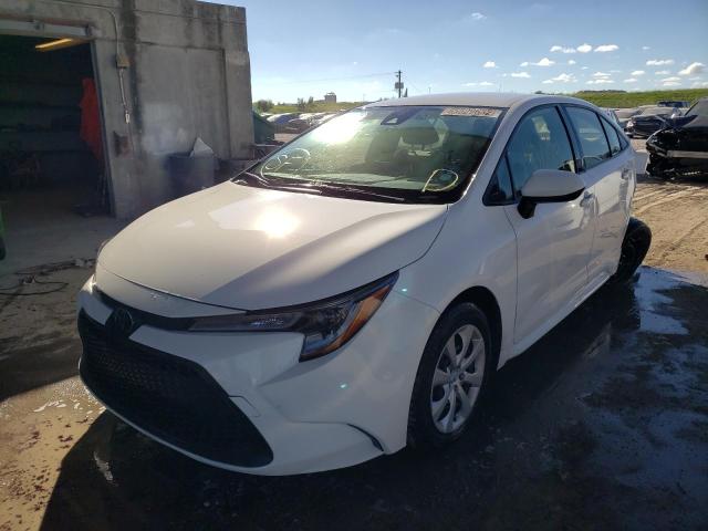 Photo 2 from auction – 2021 TOYOTA COROLLA LE with VIN JTDEPMAE6MJ127225