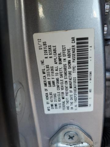 Photo 10 from auction – 2012 HONDA ACCORD EXL with VIN 1HGCP3F86CA015920