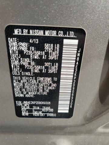 Photo 10 from auction – 2013 NISSAN QUEST S with VIN JN8AE2KP2D9069306