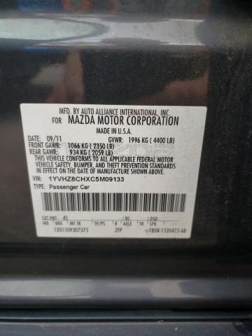 صورة رقم 10 من المزاد - 2012 MAZDA 6 I مع VIN 1YVHZ8CHXC5M09133