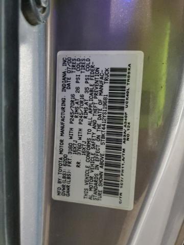 Photo 10 from auction – 2000 TOYOTA TUNDRA SR5 with VIN 5TBKT4412YS119681