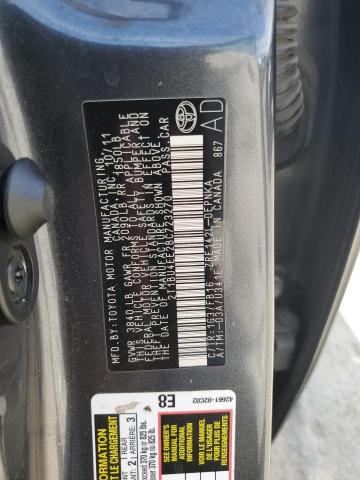 Photo 10 from auction – 2011 TOYOTA COROLLA BA with VIN 2T1BU4EE2BC723270