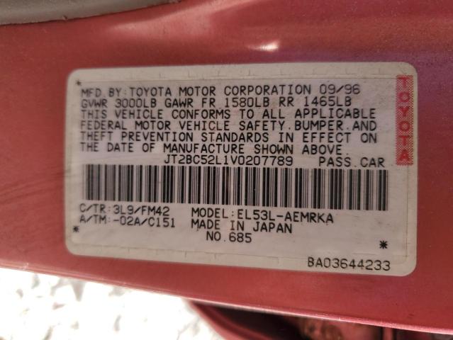 Photo 10 from auction – 1997 TOYOTA TERCEL CE with VIN JT2BC52L1V0207789