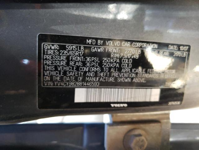 Photo 10 from auction – 2008 VOLVO XC90 3.2 with VIN YV4CY982881446593