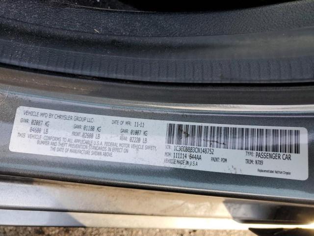 Photo 10 from auction – 2012 CHRYSLER 200 TOURIN with VIN 1C3CCBBB3CN148752