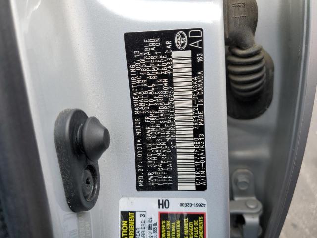 Zdjęcie 10 z aukcji – 2014 TOYOTA COROLLA L z VIN 2T1BURHE3EC026252
